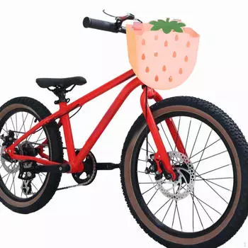 Корзина для велосипеда Передняя часть велосипеда Съемная Простая установка Велоспорт с ремнями для мальчиков жёлтый