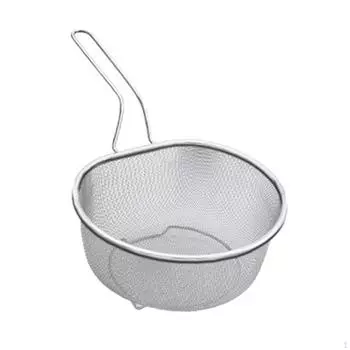 Корзина для жарки, держатель для картофеля фри, большая вместимость, многоцелевой, легко чистить, сетчатый фильтр, слив Style A