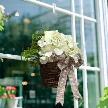 Корзина с весенним венком, корзина с форзицией для двери, венок из желтых цветов, входная дверь, летнее весеннее украшение для дома One Size