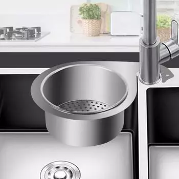 Корзина-сито в форме лебедя из нержавеющей стали, устойчивая к коррозии, полированная поверхность, многофункциональная мойка 1pc