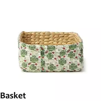 Корзины для хранения вещей Корзина из тростника или бамбука Плетеная корзина в подарок Корзина для белья Корзина для одежды из ротанга Прямоугольный поднос из морской травы (Многоцветный 1)