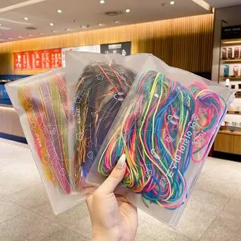 Коса для волос цветная веревка Детская коса для волос цветная веревка женская коса дредлок коса для волос семицветная грязная веревка для головы дреда 100pcs