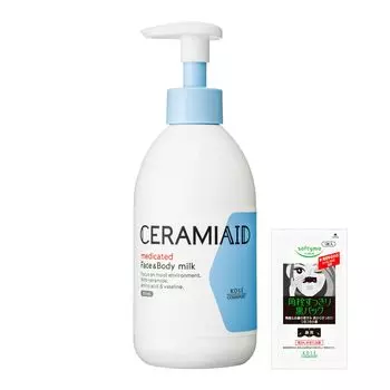 KOSE Ceramiaid Medicated Skin Sensitive Whole Body Moisturizing Бонус включен [квази-лекарство] Молочко, для чувствительной кожи, молочко, 250 мл,