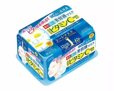 KOSE Clear Turn Essence Mask 30 раз (Витамин С)