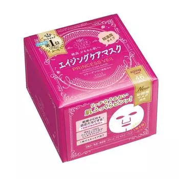 KOSE Clear Turn Princess Veil Aging Care Mask Face Mask 46 Sheets (x 1)