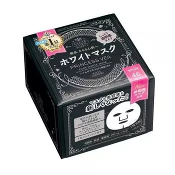 KOSE Clear Turn Princess Veil Pure White Mask Маска для лица 46 листов (х 1) Увлажняющий