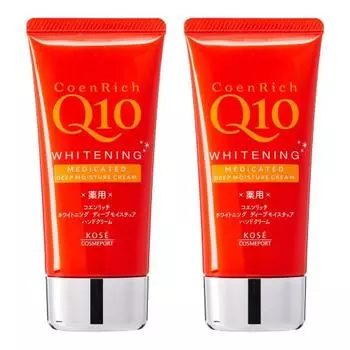 KOSE Coenrich Лечебный отбеливающий крем для рук с глубоким увлажнением 80 г x 2 шт. с бонусом
