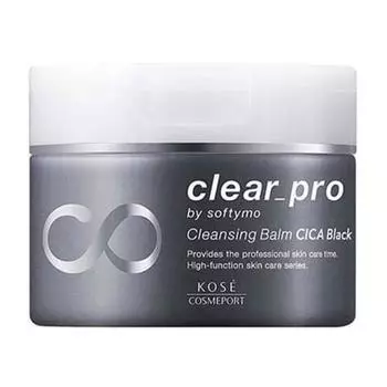 Kose Cosmeport Softymo Clear Pro Очищающий бальзам CICA черный 90 г