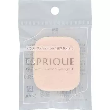 Kose ESPRIQUE Sponge B для пудры-основы Foundation (Другой) При использовании влажной губки смочите ее водой и тщательно отожмите перед