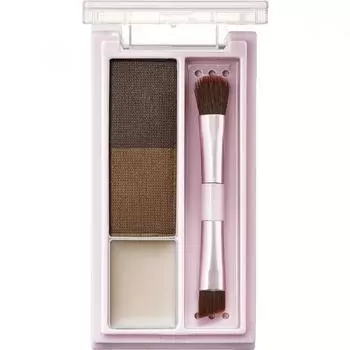 Kose Fasio Fasio Пудра-основа для бровей 01 Коричневый