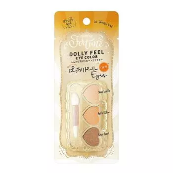 KOSE Fortune Dolly Peel Eye Color 02 Eye Shadow 3 Color Palette