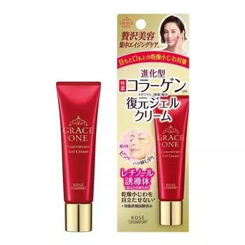 KOSE Grace One Intensive Repair Gel Cream 30 г В качестве бонуса прилагается 1 упаковка тампонов для носа (для областей) +