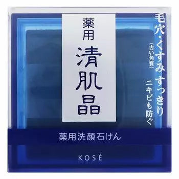 Kose Medicated Seihadakyou Face Wash с футляром 120 г [квази-лекарство] (х 1)