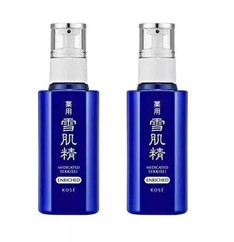 Kose Medicated Sekkisei Emulsion Enrich x set Emulsion SEKKISEI Set sale (140mL) 2-piece [Quasi-drug]