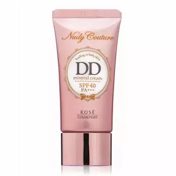 Kose nude couture mineral dd cream 02 natural skin tone spf40 pa+++ 30g