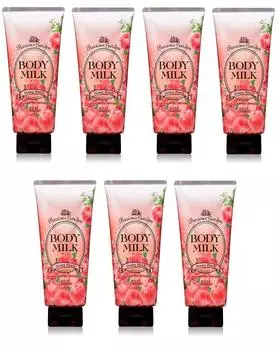 KOSE Precious Garden Body Milk 200 г x 7 шт. [Оптовая закупка] (Медовый персик)