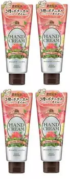 KOSE Precious Garden Hand Cream x 4 pieces [Bulk purchase] (Honey Peach)