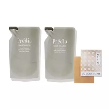 Kose Predia Fango Шампунь Refill 500 мл В комплекте с оригинальной промокательной бумагой для масла [Набор 2]