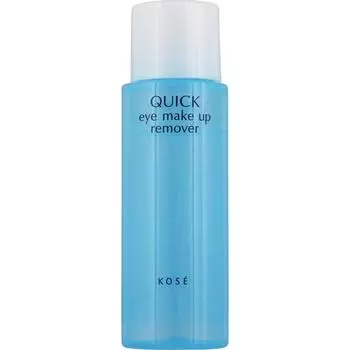 Kose Quick Eye Makeup Remover 120ml Средства для снятия макияжа (Другой) Перед использованием встряхните емкость, чтобы тщательно перемешать два слоя жидкости.. Примените соответствующий