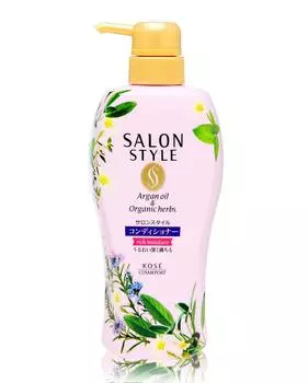 KOSE SALON STYLE Кондиционер 500мл (Богатая влажность) розовый