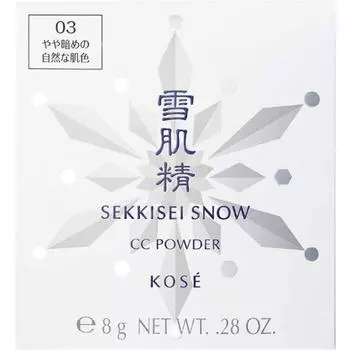 Kose Sekkisei Sekkisei Snow CC Powder Refill Only 03 Слегка темный натуральный тон кожи