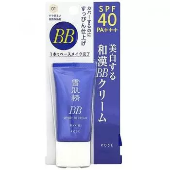 Kose Sekkisei Sekkisei White Bb Cream 30 г 01 Слегка яркий натуральный цвет кожи