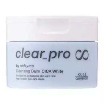 KOSE Softimo Clear Pro Очищающий бальзам CICA Белый 90 г