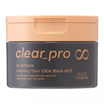 KOSE Softimo Clear Pro Очищающий бальзам CICA Pore Blackheads Corner Plug Care Black Hot 90 г