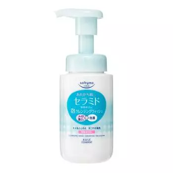 KOSE Softimo Foam Cleansing Wash Pump Facial Cleansing Makeup Remover 200 мл (Керамид) +