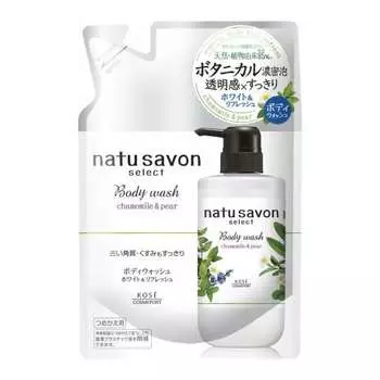 KOSE Softimo Natusabon Select White Body Wash Refresh Refill
