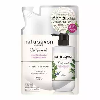 KOSE Softimo Natusabon Select White Body Wash Rich Moist Refill