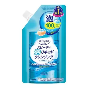 KOSE Softimo Speedy Foam Жидкая очищающая пена Сменный блок 180 мл