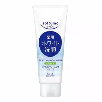 KOSE Softimo White Лечебная очищающая пенка для лица 150 г (Квази-лекарство)
