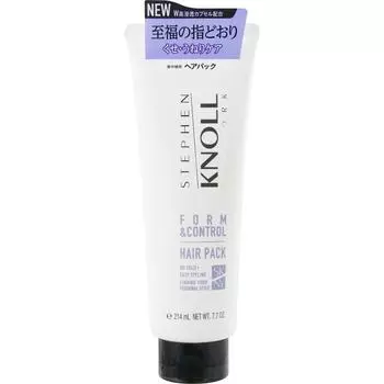 Kose Steven Knoll Form Control Hair Pack W 220 г Шампунь/кондиционер (премия) Нанесите небольшое количество средства на всю длину волос и оставьте на 2–3 м.