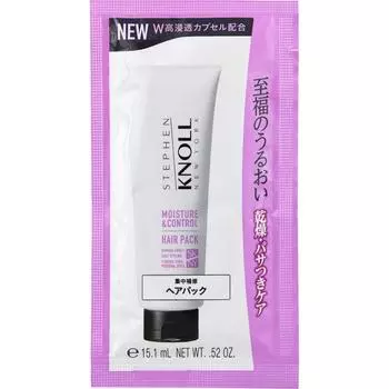 Kose Steven Knoll Moisture Control Hair Pack W Trial 15 г Шампунь/кондиционер (премия) Нанесите необходимое количество на всю длину волос и оставьте