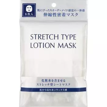 Kose Sukkabei Shoe Prem Lotion Mask Stretch Sheet Type 6pcs (Quasi-drug) Packs & Masks Seikohada Sei Directions for Use] -1: Apply to clean skin. 2: R