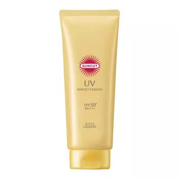 kose suncut perfect uv essence spf50+ pa++++ uv water resistant 120g sunscreen