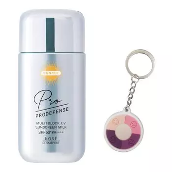 KOSE Suncut Pro Defense UV Milk 60 мл Слегка ароматизированный свежий цитрусовый UV Checker Защита от УФ-лучей