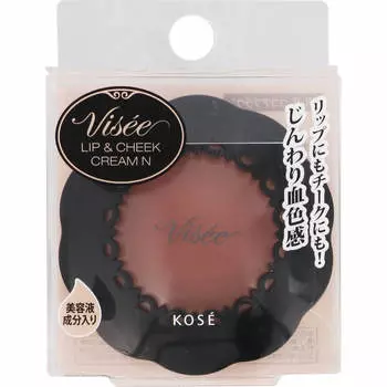 Kose VICE RICHET Крем для губ и щек VICE RICHE N BR-9 Cocoa Brown 5,5 г Косметика для губ Vicerische Нанесите небольшое количество на кончики пальцев и растушуйте на губах.