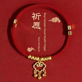 Кошачье ожерелье Ошейник для питомца Питомцы Все товары Кошка Собака Украшения Праздничный наряд Креативный Замок долголетия [Ruyi Xiangyun] Xiao Mao collar M-medium