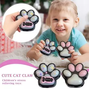 Кошачьи когти щипающая музыка медленная декомпрессия детские игрушки грязь ощущение липкий мешок One Size