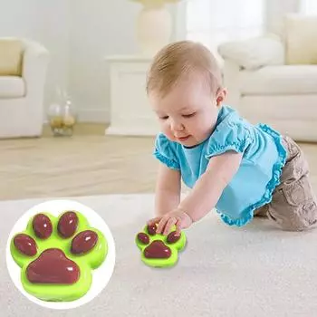 Кошачьи когти сжимают веселую свинью, сыр, мягкий липкий мешок, грязь, ощущение сжимания, медленная декомпрессионная игрушка белый