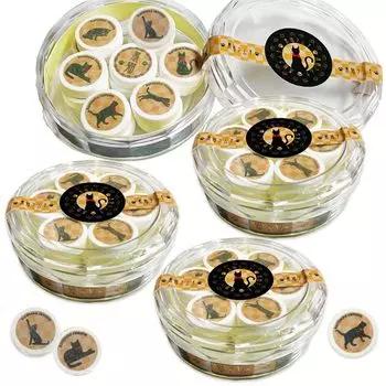 Кошачьи сладости в подарок Черный кот Рамунэ 14 штук x 3 штуки набор Рамунэ Глюкоза Глюкоза Сделано в Японии Подарок Кот Кошачьи закуски Сладости Вкусно Вкусно