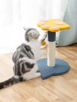 Кошачья башня на дереве, домик для укрытия, когтеточки, игрушки для кошек, большая лазалка, гнездо, доска для царапания с одной колонной, товары для животных