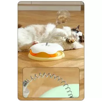 Кошачья головоломка с едой, протекающий мяч, игрушка для кошек и собак, интерактивное лакомство, протекающая игрушка, медленная кормушка для кошек и собак, вращающаяся игрушка для кошек, товары для животных