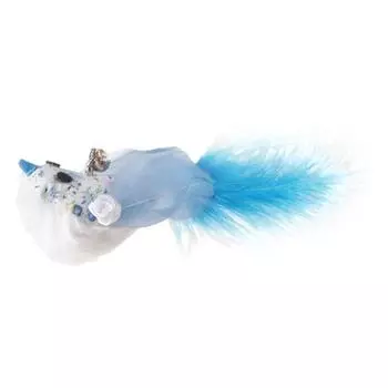 Кошачья игрушка с перьями, сменные перья, имитация птиц, кошачьи приманки, насадка для палочки, интерактивная палочка, сменная игрушка с перьями для домашних кошек