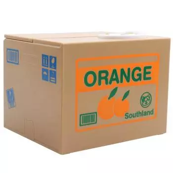 Кошачья копилка для монет Копилка Автоматическая кража монет Копилка для сберегательных боксов белый