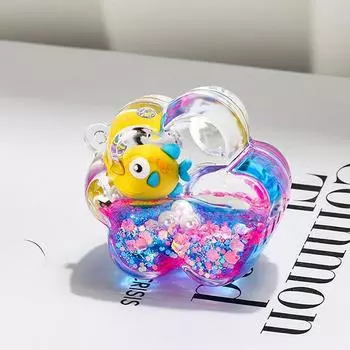 Кошачья лапа серии аниме брелок аксессуары Kawaii школьная сумка кулон мультфильм масло жидкость зыбучий песок бутылка кулон игрушки as the picture