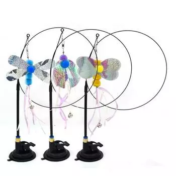 Кошачья палочка, сильное всасывание, уменьшает стресс, легкая, забавная, сменная палочка-дразнилка для дома разноцветный