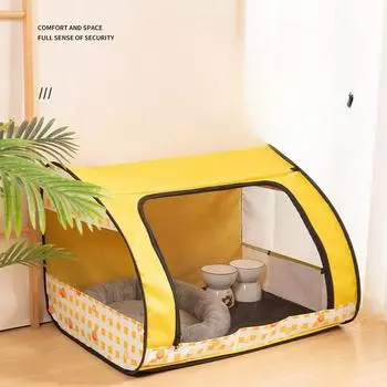 Кошачья родильная комната Кошачья будка Родильная комната для домашних животных Большое пространство для кошек Складная палатка-ограда для домашних животных Товары для кошек S
